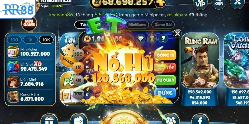 Những điểm thu hút người chơi tài xỉu nổ hũ uy tín 